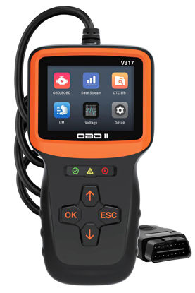 Picture of Zmoon OBD2 Scanner Diagnostic Tool, Vehicle Check Engine Code Readers with Reset & I/M Readiness & More, Car OBDII/EOBD Diagnostic Scan Tool for All Vehicles After 1996