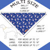 Picture of Realeaf Easter Dog Bandanas 2 Pack, Triangle Reversible Pet Scarf for Boy and Girl, Premium Durable Fabric, Multiple Sizes Offered, Bandana for Small Medium Large and Extra Large Dogs (X-Large)