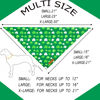 Picture of Realeaf St. Patrick's Day Dog Bandanas 2 Pack, Triangle Reversible Pet Scarf for Boys and Girls, Premium Durable Fabric, Multiple Sizes Offered, Holiday Bandana for Extra Large Dogs (X-Large)