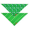 Picture of Realeaf St. Patrick's Day Dog Bandanas 2 Pack, Triangle Reversible Pet Scarf for Boys and Girls, Premium Durable Fabric, Multiple Sizes Offered, Holiday Bandana for Extra Large Dogs (X-Large)