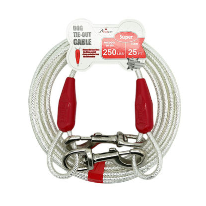 Picture of Petest 25ft Reflective Tie-Out Cable for Super Dogs Up to 250 Pounds