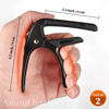 Picture of Guitar Capo Acoustic Capo Guitar Clamp for Acoustic Electric Bass Guitar Ukulele