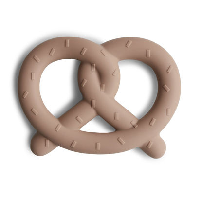 Picture of mushie Silicone Baby Teether Toy | Pretzel