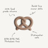 Picture of mushie Silicone Baby Teether Toy | Pretzel