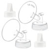 Picture of Maymom 14mm Flange and Duckbill Valve Compatible with Spectra S1 Spectra S2 Spectra 9 Plus Not Original Spectra Pump Parts Replace Spectra S2 Pump Parts Spectra Flange Spectra Duckbill Valve