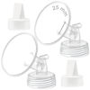 Picture of Maymom 25 mm Flange and Duckbill Valve Compatible with Spectra S1 Spectra S2 Spectra 9 Plus Not Original Spectra Pump Parts Replace Spectra S2 Pump Parts Spectra Flange Spectra Duckbill Valve