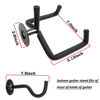 Picture of Jashem Guitar Wall Mount Acoustic Electric Classical Guitar, Ukulele, Banjo and Mandolin Wall Hanger Slat Wall Horizontal Guitar Holder Bass Stand Rack Hook (2 Packs)