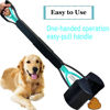 Picture of ienjoyed 32" Tall Pooper Scooper, Large Pooper Scooper for Dogs Heavy Duty, Dog Pooper Scooper with Long Handle & High Strength Durable Spring, Foldable Dog Poop Pick Up (Bottom Seamless)