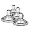 Picture of Nanobebe Nipples Baby Bottle Nipples, Silicone Nipple, Triple Vented, Ready to Use, 4-Pack, Preemie