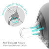 Picture of Nanobebe Nipples Baby Bottle Nipples, Silicone Nipple, Triple Vented, Ready to Use, 2-Pack, Medium Flow