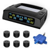 Picture of Tymate RV Tire Pressure Monitoring System, Solar Charge TPMS, 6 Sensors & 5 Alarm Modes, M7-3 2024 Updated Color Display, W/Repeater for Longer Distance Transmission, 0-87 PSI for RV Trailer Camper