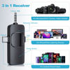 Picture of 3 in 1 Wireless Microphone for iPhone, Camera, iPhone Mic, USB-C Microphone, Wireless Lavalier Microphone, Professional Mini Microphone with Noise Reduction, Lapel Mic for Video/Vlog/TikTok/YouTube