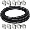 Picture of HOUSUN Fuel Line 1/4 Inch ID, Fuel Hose 10FT, J30R7 Fuel Line Hose NBR with 10 Clamps.