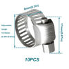 Picture of HOUSUN Fuel Line 1/4 Inch ID, Fuel Hose 10FT, J30R7 Fuel Line Hose NBR with 10 Clamps.