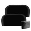 Picture of OutdoorLines Outdoor Waterproof RV Tire Covers Dual Axle Cover - 2 Packs RV Wheel Covers Fit 30"-33" Diameter Double Wheels, Anti-UV Black Tire Covers for Trailers Camper Trucks Cars Jeeps Vans