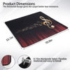 Picture of 4.6Ft x 5.9Ft Drum Mat Drum Carpet Tightly Woven Fabric with Non-Slip Grip Bottom Drum Rug for Bedroom, Studio, Apartment, Soundproof, Roll of 27.14 Square Feet
