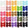 Picture of 50 Pieces Hair Bows for Girls 3 Inch Grosgrain Ribbon Toddler Hair Accessories with Alligator Clips for Toddlers Baby Girls Kids Teens