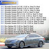 Picture of 13.82" Zinc-Nickel Alloy Front Left Right Stabilizer Sway Bar Links for 2011-2012 Hyundai Sonata 2011-2012 Kia Optima 2.0L 2.4L 548302T000 548402T000 K750610 K750611