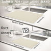 Picture of Extra Large Silicone Placemat, Food-Grade Flexible Silicone Mat Kids Non-Slip Dinner Placemat Waterproof Heat Insulation Countertop Protector Silicone Pastry Rolling Dough Mats 31.5x23.6'''Beige