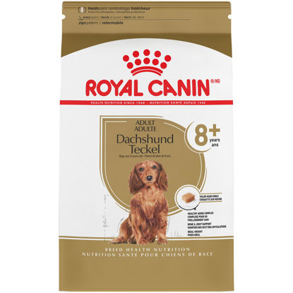Picture of Royal Canin Breed Health Nutrition Dachshund Teckel 8+ Adult Dry Dog Food, 3 lb bag