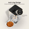 Picture of VOLUAS Automatic Cat Feeders - Dry Food Dispenser with Timer, Desiccant Bag, Programmable Portion Size Control 4 Meals Per Day, 10s Voice Recorder