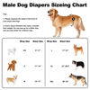 Picture of Washable Male Dog Diapers Reusable, Premium Dog Belly Bands for Male Dogs Medium, Pack of 3, High Absorbing Male Dog Pee Wraps for Doggie in Incontinence or Excitable Urination and Training(M)