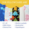 Picture of Little Sleepy Head Toddler Pillowcase, 100% Cotton & Hypoallergenic Pillow Case for Toddler Pillow, Snug Fit Envelope Pillowcase, 13x18 Pillowcase, Pilllow Sold Separately (Hearts)