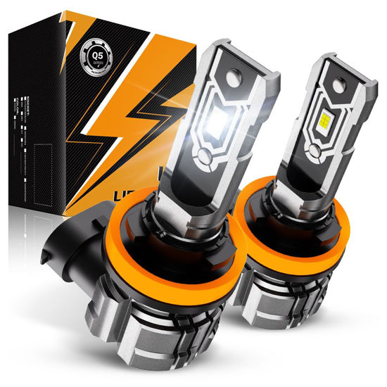 Picture of Auxbeam H11 H8 H9 Fog Lights, 10000LM 600% Brighter H8 H9 H16 H11 Fog Light, 6500K White Strong Light Penetration, Super Bright Plug and Play
