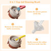 Picture of NONENDU 3 in 1 Cup Lid Cleaning Brush, Portable Cup Cleaner Brush, 2024 New Water Bottle Cleaner Brush, 3 in 1 Multifunctional Cleaning Brush for Home Kitchen Cleaning Tools（3PCS）