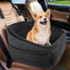 Picture of NEEZUKAR Dog Car Seat for Small Medium Dogs,Detachable Washable Dog Booster Seat Under 30lbs, Pet Car Seat Travel Bed with Storage Pockets and Dog Safety Belt (Black)