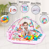 Picture of TFDER Baby Gym Play Mat, 8-in-1 Tummy Time Mat & Activity Gym, Washable Ball Pit, Infant Play Mat with Detachable Toys for Sensory Exploration and Motor Skill Development