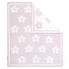 Picture of Living Textiles Chenille Baby Blanket - Purple Flower Ultra Soft, Thick, and Versatile | Warm Blanket for Newborns, Throw Blanket for Crib, Stroller Cover | Perfect Baby Gift 75 x 85 cm
