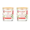 Picture of One Fur All Pet House Candle - Sweet Cranberries Pack of 2-100% Plant-Based Wax Candle - Pet Odor Eliminator for Home - Non-Toxic & Eco-Friendly Air Freshening Scented Candles