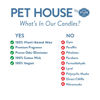 Picture of One Fur All Pet House Candle - Sweet Cranberries Pack of 2-100% Plant-Based Wax Candle - Pet Odor Eliminator for Home - Non-Toxic & Eco-Friendly Air Freshening Scented Candles