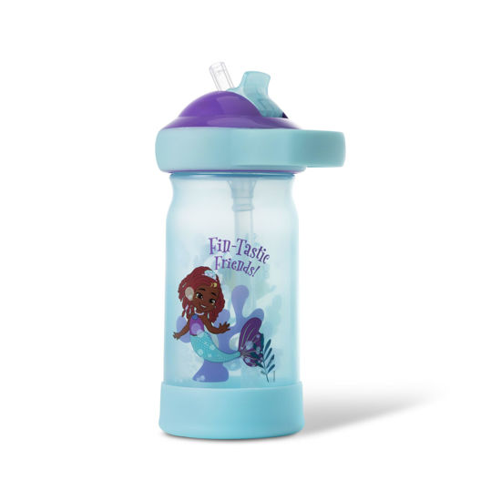 Picture of The First Years Disney Ariel Toddler Water Bottle - Spill Proof Disney Princess Water Bottles with Protective DropGuard - Disney Gifts for Toddlers - 12 Oz - Ages 2 Years and Up