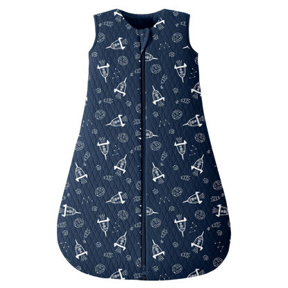 Picture of Looxii Baby Wearable Blanket Sleep Sack 18-24 Months 2.5 TOG Cotton Quilted Toddler Sleeping Sack 2-Way Zipper Warm Toddler Sleep Sack for Winter