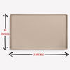 Picture of DogBuddy Dog Food Mat - Waterproof Dog Mat for Dog Bowls, Silicone Mat for Dog Food and Water Bowl, Rubber Dog Bowl Mat with Edges, Nonslip Pet Food Mat, Dog Feeding Mat (M: 21” x 14”, Taupe)