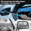 Picture of Side Mirror Squeegee, 2 PCS Car Mirror Squeegee, Retractable Car Rearview Mirror Wiper for All Vehicles, Universal Automotive Accessories