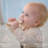Picture of Moonkie Teething Toy, Safe & Easy to Hold BPA Free Silicone Baby Soothing Teethers, Prevent Finger Sucking Teether Toys Best for Babies 0-6 6-12 Months (Sheep Muted)