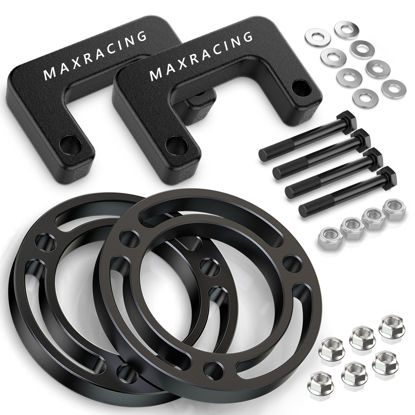 Picture of Maxracing 3.5" Front Leveling Kit Upper+Lower Strut Lift Spacers Compatible with 2007-2024 Chevy Silverado Avalanche Suburban Tahoe 1500 | GMC Sierra Yukon 1500 2WD/4WD
