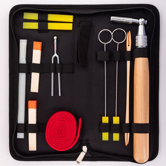 Picture of XUYIYUE Professional Piano Tuning Kit Piano Tuning Hammer and Mute kit Piano tuning Kit 12 pieces