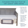 Picture of hiccapop Convertible Crib Bed Rail for Toddlers | Crib Rail Guard, Toddler Bed Rail for Crib | Baby Bed Rail Guard with Reinforced Anchor Safety