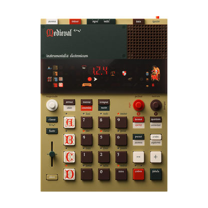 Picture of Teenage Engineering EP-1320 Medieval Sampler, Drum Machine and Sequencer with Built-in Microphone and Effects
