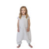 Picture of Tealbee DREAMSUIT: Toddler Sleep Sack with Feet 2T 3T - 0.8 TOG Lightweight Baby Wearable Blanket for Walkers - Rayon Made from Bamboo, Organic Cotton Sleeping Bag (2T-3T) - Dash