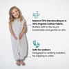Picture of Tealbee DREAMSUIT: Toddler Sleep Sack with Feet 2T 3T - 0.8 TOG Lightweight Baby Wearable Blanket for Walkers - Rayon Made from Bamboo, Organic Cotton Sleeping Bag (2T-3T) - Dash