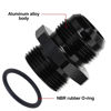 Picture of EVIL ENERGY 16AN Flare to 16AN ORB Male Fuel Rail Adapter Fitting Black