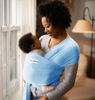 Picture of Acrabros Baby Wrap Carrier,Hands Free Baby Carrier Sling,Lightweight,Breathable,Softness,Perfect for Newborn Infants and Babies Shower Gift,Baby Blue