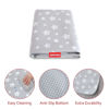 Picture of Splat Mat for Under High Chair, Non Slip Waterproof Mealtime Floor Mats Washable Portable Picnic Splash Mat for Baby Art/Craft/Playtime, 42X46 Inch - Grey Star