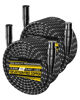 Picture of VANDESAIL Long XLR Cables 100ft 2 Pack, Nylon Braided XLR Extension Microphone Cable, OFC Shielded and Balanced XLR Male to XLR Female Mic Cord for Preamp Recording Mixer Amplifie Speaker Black