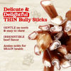 Picture of Natural Farm Odor-Free Thin Bully Sticks (4”, 24-Pack) All-Natural Long-Lasting Dog Chews, 100% Beef Pizzle, Grass-Fed, Grain-Free, Protein for Muscle Development & Energy, Perfect for Small Dogs